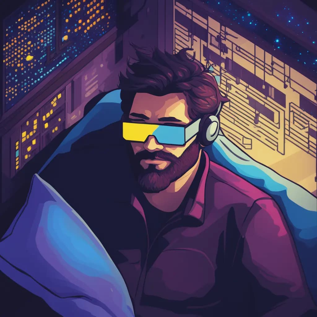 Sleeping hacker